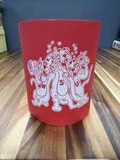 Vintage 1990 Imprinted Products Old Wazzu Red Foam Bottle Cooler Koozie