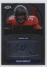 2021 Sage Premier Draft Peak Performance Gold 8/10 Caleb Huntley Auto 0dp1