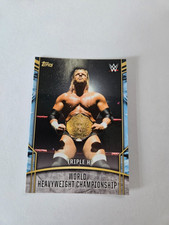 2017 TOPPS LEGENDS TRIPLE H WORLD HEAVYWEIGHT CHAMPIONSHIP # 4