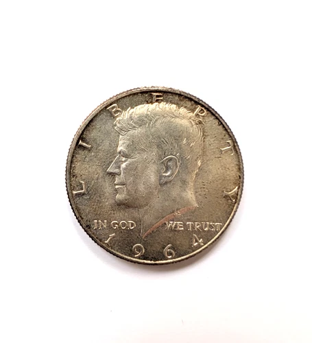 1964 D KENNEDY Half Dollar 90% Silver, Choice Uncirculated, JFK-64d