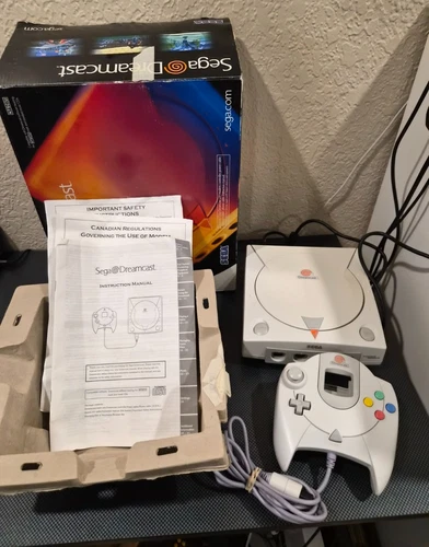 Sega Dreamcast Console System HKT-3020 with Box Tray Insert Tested