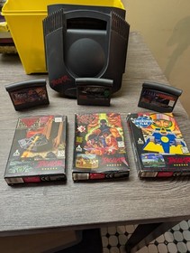 Atari Jaguar 64-Bit Console Lot With AVP, Iron Soldier +More READ DESCRIPTION 