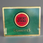 Vintage Lucky Strike Cigarette Tin EMPTY It’s Toasted Flat 50 NC Tax Stamp