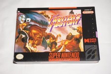 Fighter's History (Super Nintendo SNES) Complete in Box CIB 