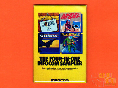 The Lost Treasures of Infocom II box art 2x3" fridge/locker magnet  adventure 