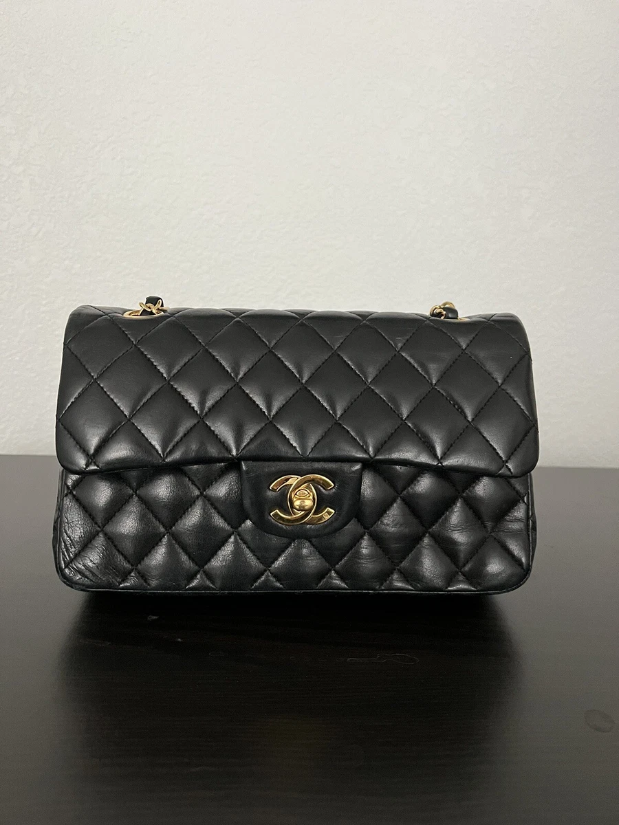 Chanel Quilted Lambskin Small Classic Double Flap Bag - Consigned