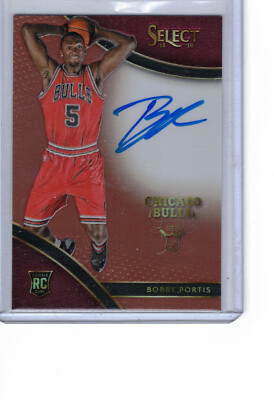 BOBBY PORTIS 2015-16 PANINI SELECT PRIZM ROOKIE AUTO RC 12/49 