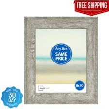 Mainstays 8x10 Rustic Gray Tabletop Picture Frame Free, Fast Shipping 