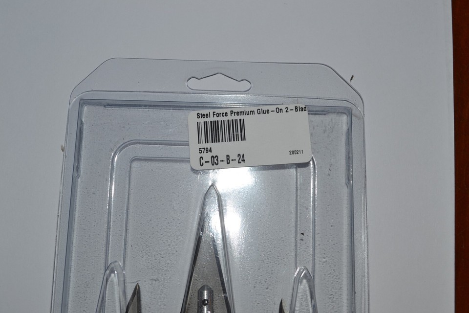 Steel force premium 2 blade broadheads 200 grain with steel inserts eBay