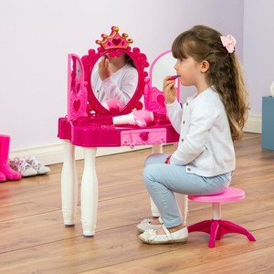 kids dressing table with lights
