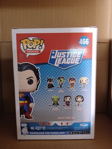 Funko POP! Super Heroes: Justice League - Superman Special Edition #466 - Picture 2 of 2