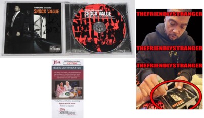 Timbaland signed Autographed ''SHOCK VALUE'' CD a EXACT PROOF Rare JSA COA