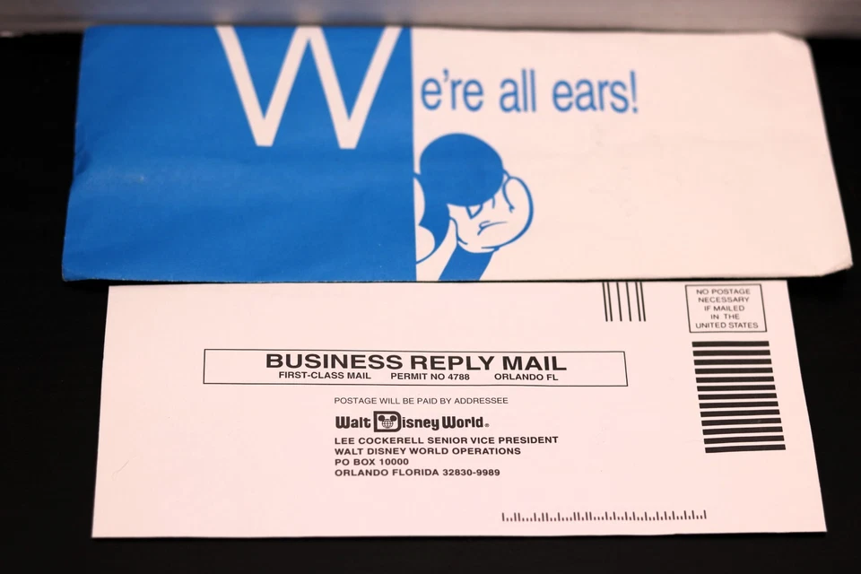 Vintage Magic Kingdom Survey Kit  Disney Tinker Bell Pen Letter Survey Kit  Lot - Image 4 of 4