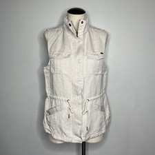 Max Jeans Utility Vest Women Medium Coastal L...