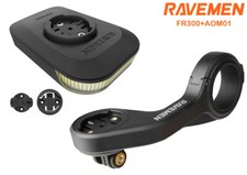 RAVEMEN LED Bike Light Head Front Mount for Garmin Wahoo Computers FR300 AOM01