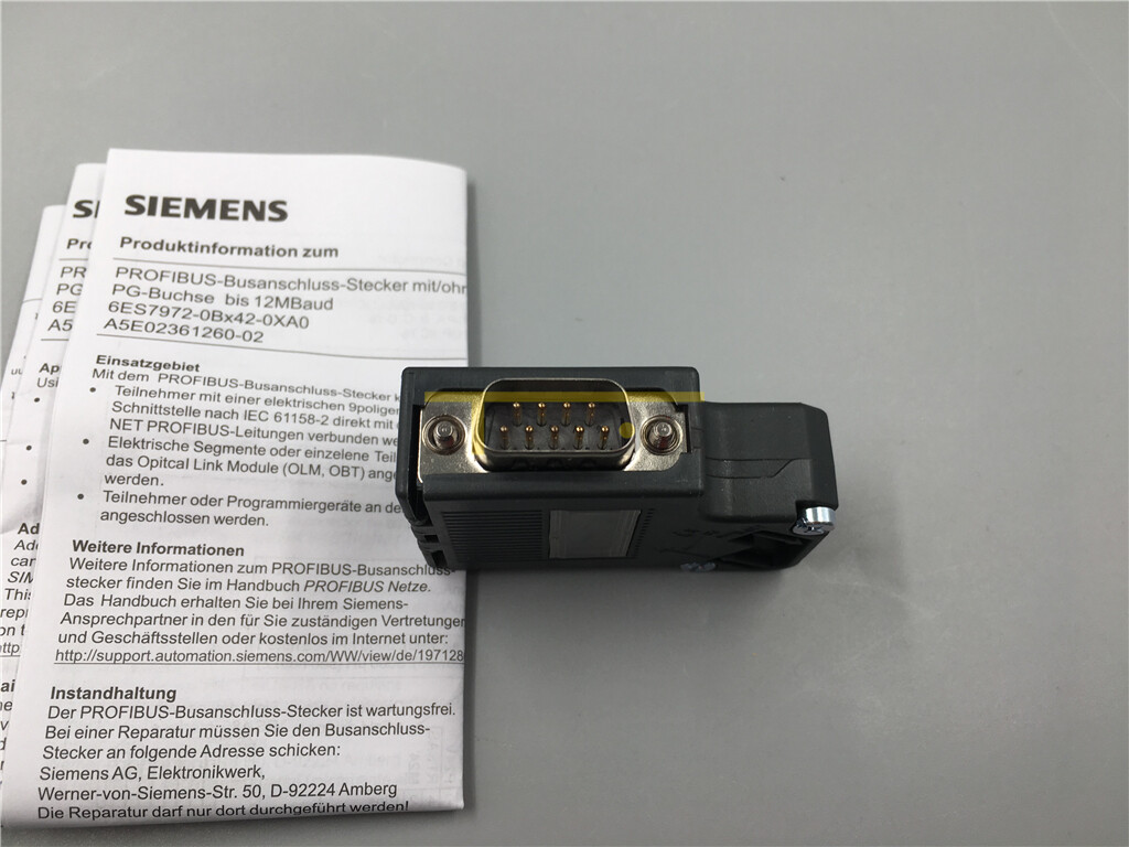 SIEMENS COLLEGAMENTO 6ES7972-0BA42-0XA0 Connettore Simatic Dp Profibus E01 EUR 13,07 - IT - Foto 8