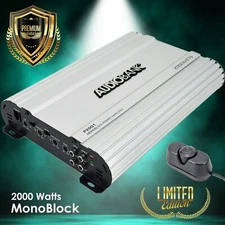 Audiobank Monoblock 2000 WATTS ClasS  D  Amp Car Audio Stereo Bass Amplifiers