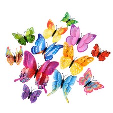 12PCS 3D DIY Wall Decal Stickers Butterfly Home Room Art Decor Decorations AU 