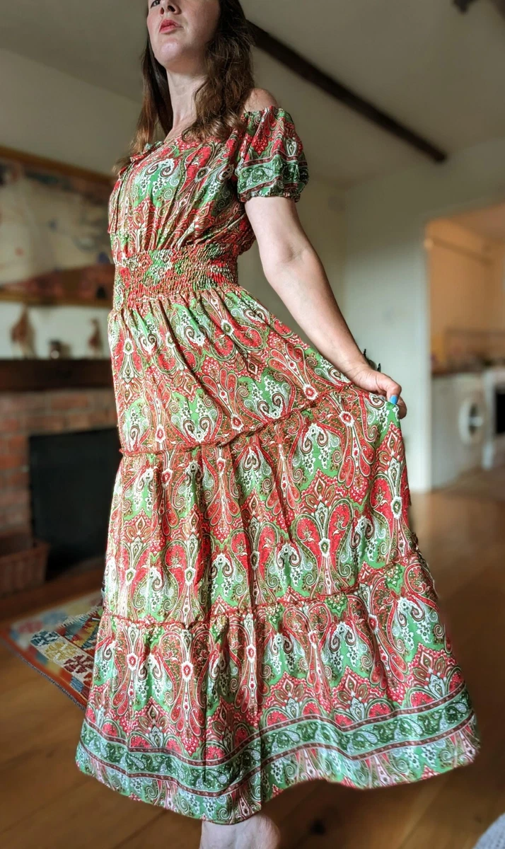 Green 2025 gypsy dress