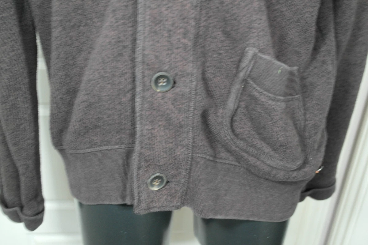 Hugo Boss Orange Men s Button Up High Neck Brown Cardigan Size XL