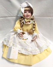 Edwin M. Knowles Ashton-Drake Little Miss Muffet Porcelain Doll With COA Bello