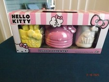 Hello Kitty Lunch Chalk Set-Fries/Burger/Milk--New
