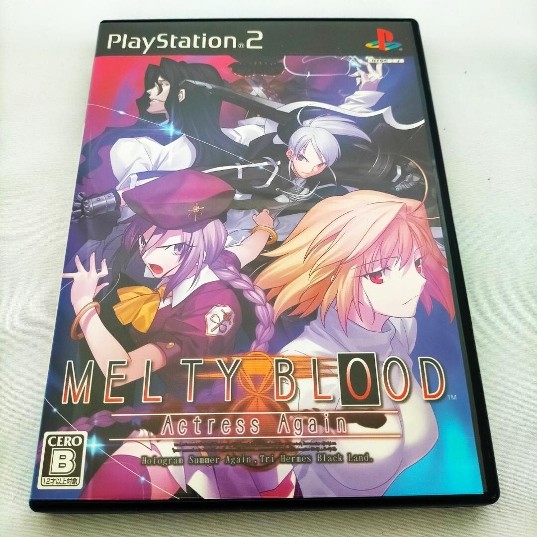【希少★ソフト未開封】MELTY BLOOD Actress Again Melty Blood Actress Again First Limited Edition PS2 Japanese