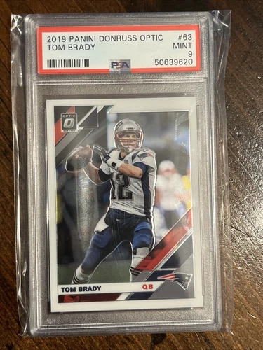 2019 PANINI DONRUSS OPTIC #63 TOM BRADY PATRIOTS PSA 9 MINT