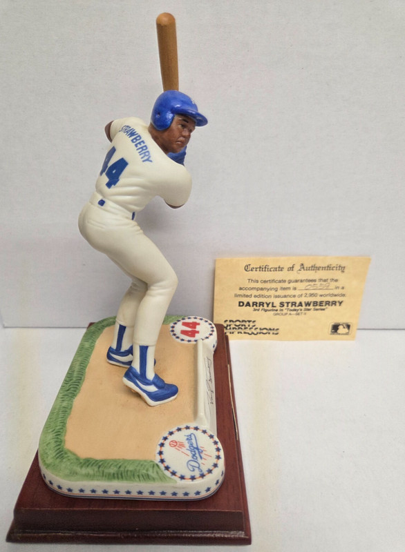 1991 Sports Impressions Darryl Strawberry Porcelain Figurine Numbered 0559/ 2950