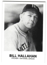 Bill Hallahan 1983 Renee Galasso, Inc. MLB Card #13