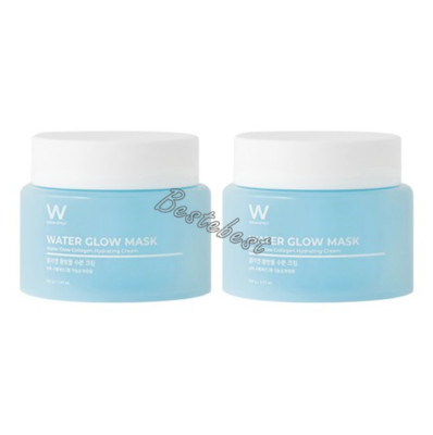 WONJIN EFFECT Water Glow Mask 100ml  3.38oz* 2ea Hydration & Radiance 