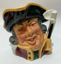 Royal Doulton England Large Character Jug “Town Crier” D6530 circa 1960