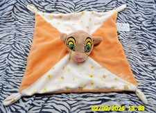 🦋 DOUDOU DISNEY SIMBA TOYS LE ROI LION NALA ORANGE PLAT CARRE 24/24CM NEUF