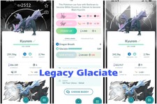 Pokémon shiny Kyurem background Go Tour Unov...