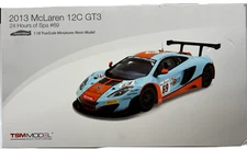 TSM Model 2013 McLaren 12C GT3 #69 Gulf Racing 1:18 True Scale Resin Car