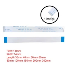 13Pin FFC FPC Flexible Flat 1mm Pitch Cable AWM VW-1 20624 80C 60V A B Type