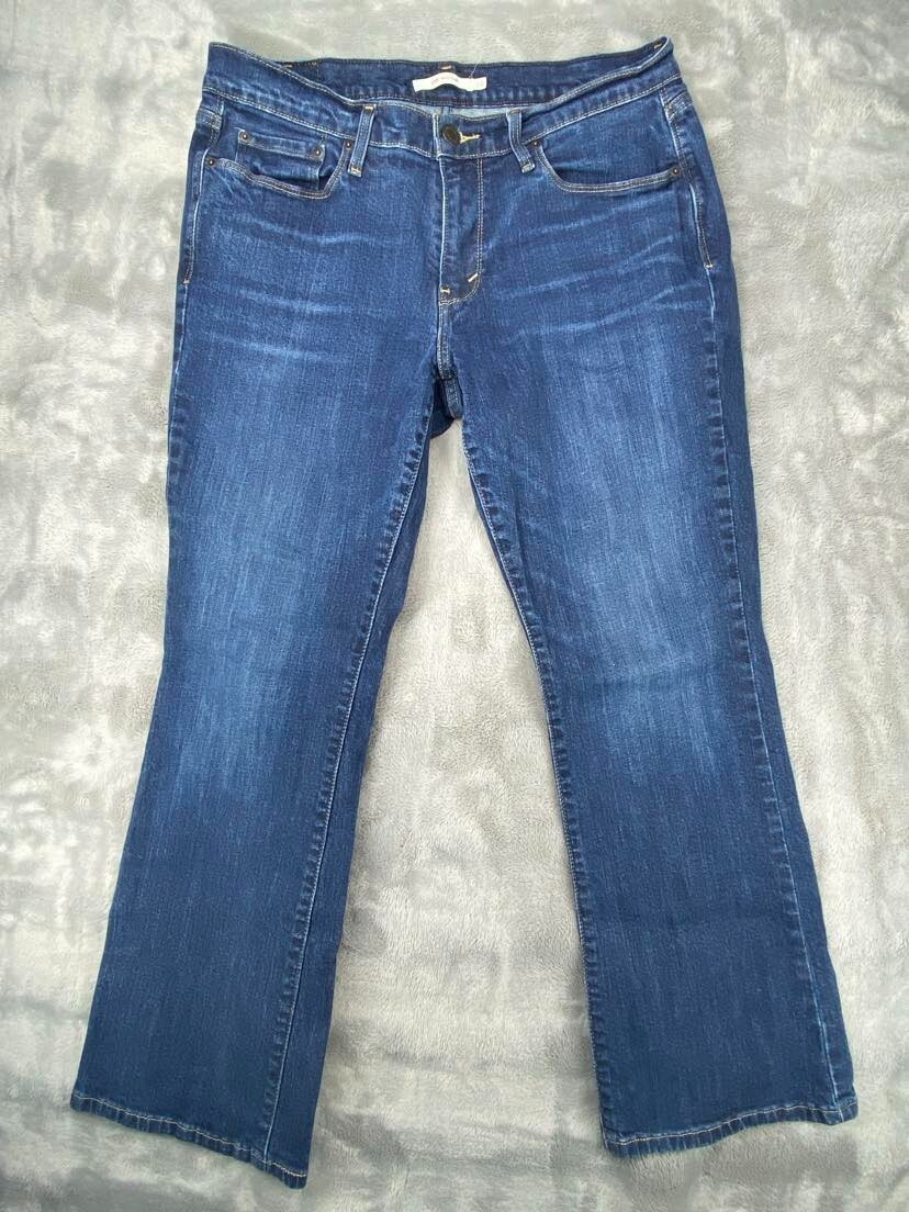 Levis 515 Jeans Size 10 S Short Womens Boot Cut Stretch Denim Blue Jeans