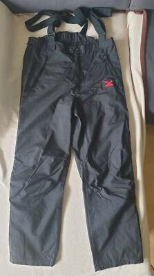 Salewa Hose / Hosenträger / Berg Regen Schnee / schwarz / Herren / 52