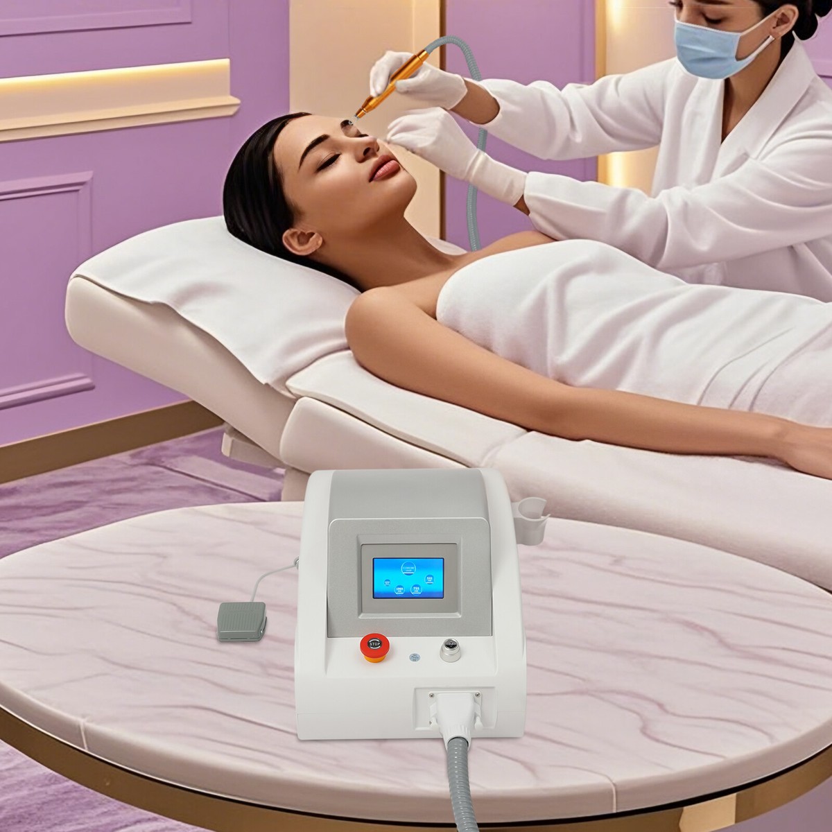Picosecond Q Switch Nd Yag Laser Tattoo /Spot/Eyebrow Removal