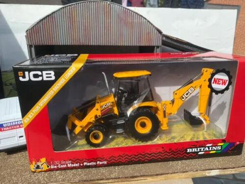 Britains JCB 3CX Sitemaster Backhoe Loader 1:32 scale boxed 43343
