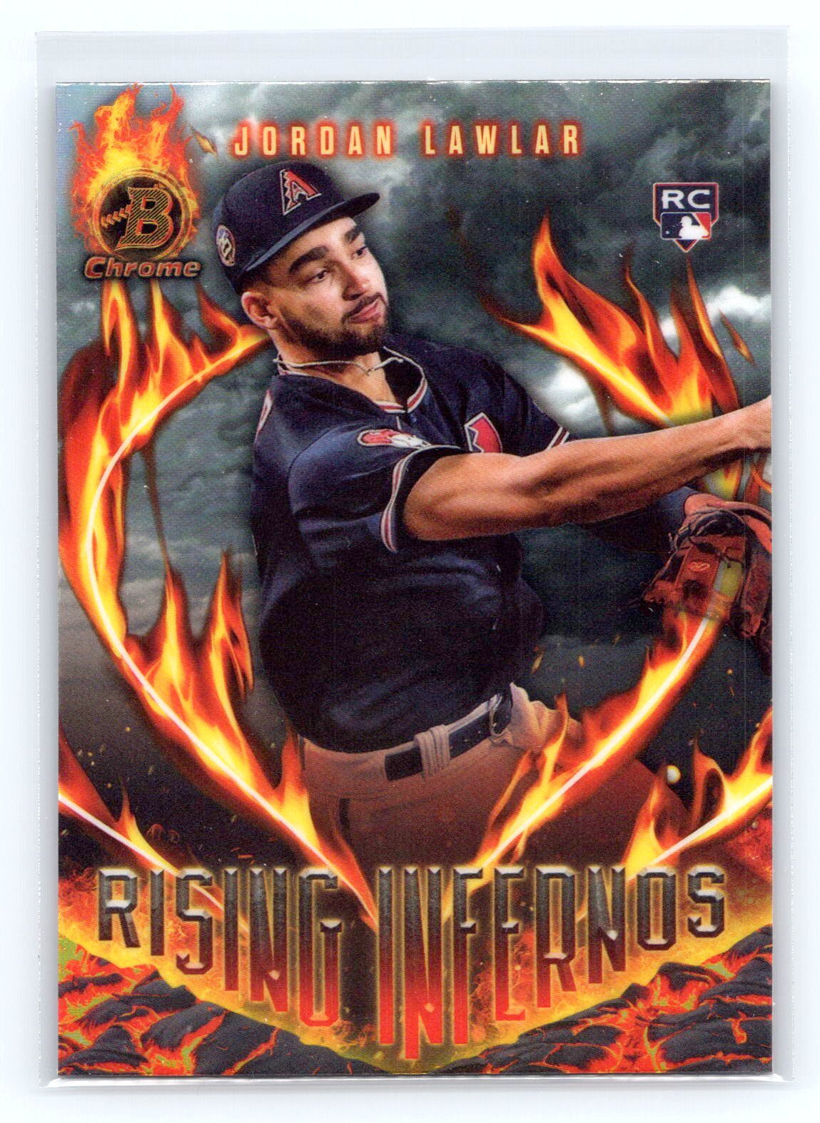 2024 Bowman #RI-3 Jordan Lawlar Rising Infernos