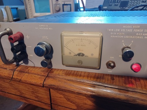 HARRISON LABORATORIES 802B TWIN LOW VOLTAGE POWER SUPPLY 0-36V 0-1.5A - Picture 6 of 6