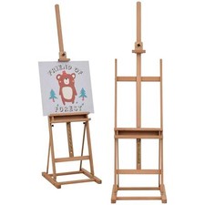 Vinsetto Art Studio Easel Height Adjustable W/ Canvas Holder Pencil Case Display