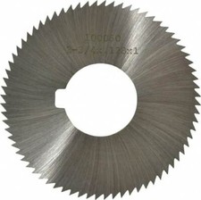Made in USA 2-3/4" Diam x 0.128" Blade Thickness x 1" Arbor Hole Diam, 72 Too...