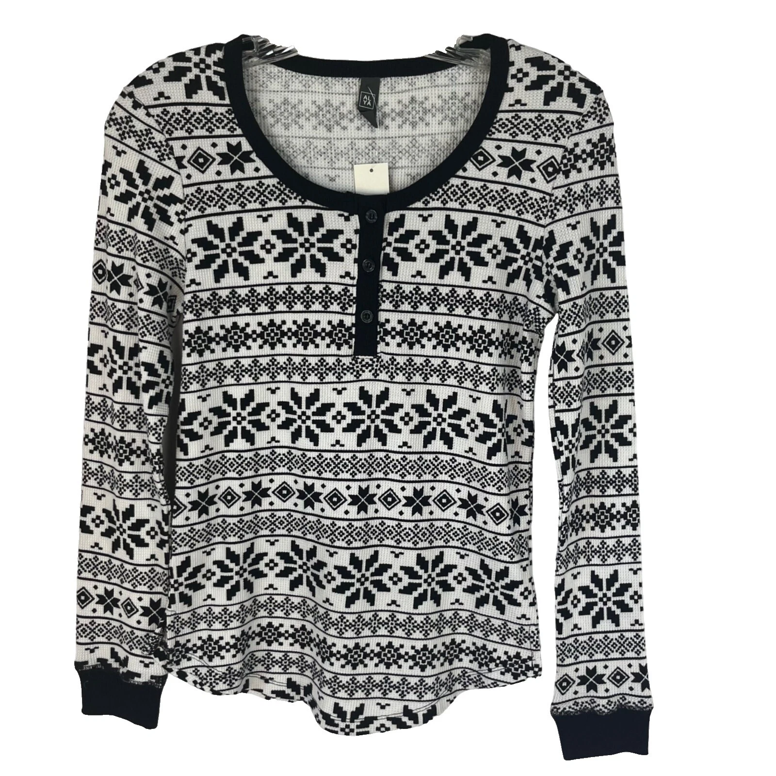 Fair isle Top Casual para Mujeres