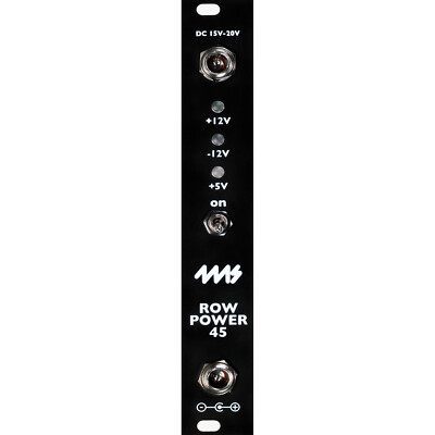 4MS Row Power 45 Power Solution for Eurorack Systems, Black