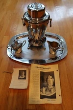 1930's EDICRAFT "MENLO" SIPHONATOR = THE MODERN COFFEE MAKER = THOMAS EDISON