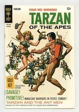 TARZAN #174 8.0 PAINTED COVER RUSS MANNING ART GOLD KEY OW/W PGS 1968 B