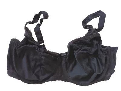 Playtex P02ZF UK 42DD Black Underwired Wide Strap Full Cup Bra - Image 1 of 3
