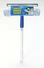 Squeegee/Scrubber Combo, Wide, 10-In.
